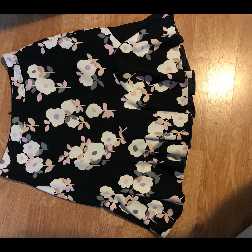 Kate spade floral flounce skirt!